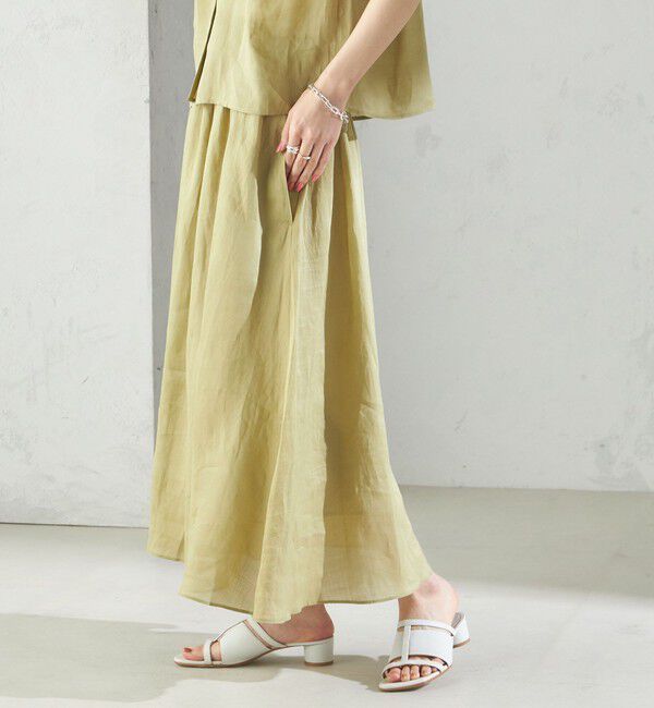 SHIPS for women「〈手洗い可能〉ラミー 4 ウエスト シャーリング スカート」|スカート|