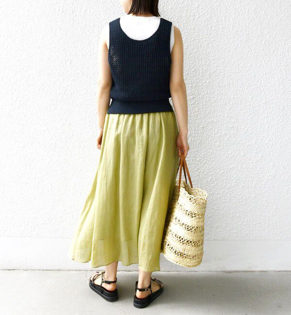 SHIPS for women「〈手洗い可能〉ラミー 4 ウエスト シャーリング スカート」|スカート|