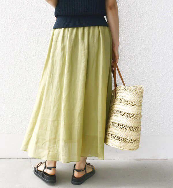 SHIPS for women「〈手洗い可能〉ラミー 4 ウエスト シャーリング スカート」|スカート|