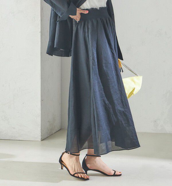 SHIPS for women「〈手洗い可能〉ラミー 4 ウエスト シャーリング スカート」|スカート|