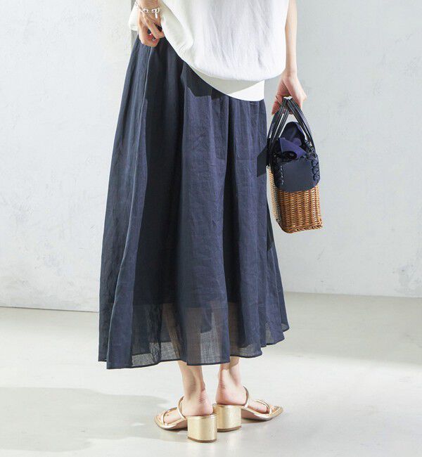 SHIPS for women「〈手洗い可能〉ラミー 4 ウエスト シャーリング スカート」|スカート|