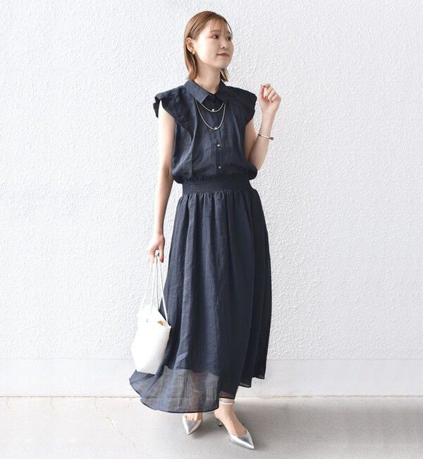 SHIPS for women「〈手洗い可能〉ラミー 4 ウエスト シャーリング スカート」|スカート|