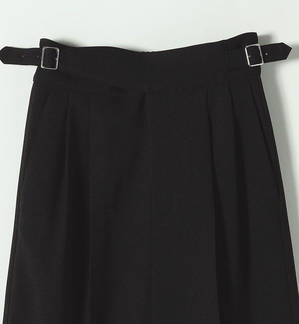 quaranciel「quaranciel:〈洗濯機可能〉ウーステッド ハイウエスト グルカ ワイド パンツ」|その他|