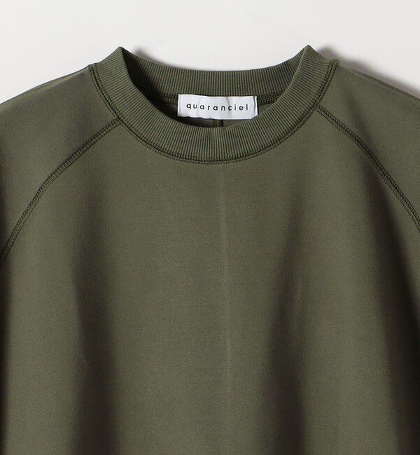 quaranciel「quaranciel:〈洗濯機可能〉ライト ポンチ ハーフスリーブ ドロスト ルーズ TEE」|Tシャツ・カットソー|