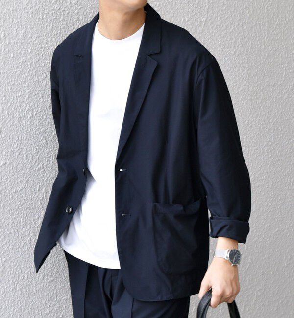 SHIPS any「SHIPS any: 360&deg; THE CIRCLE STRETCH リラックス ジャケット(セットアップ対応)◆」|テーラードジャケット|