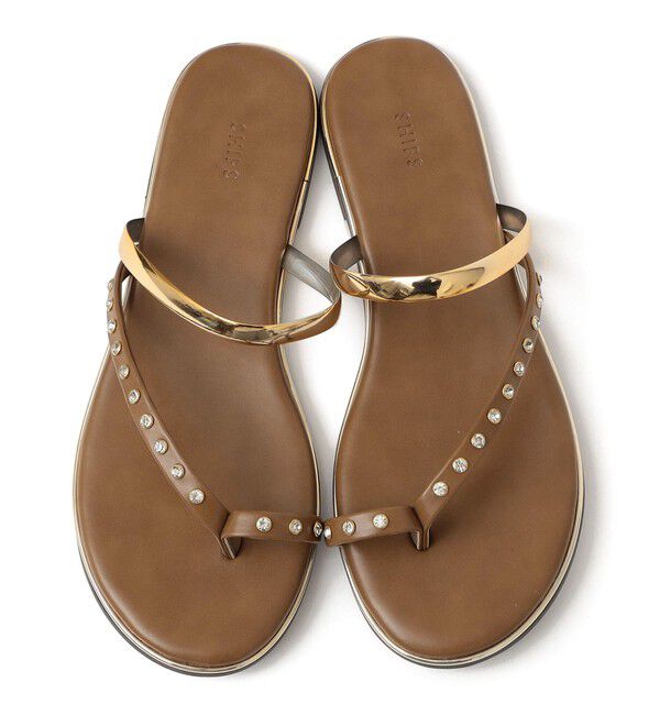 SHIPS for women「ビジュー フラット サンダル」|サンダル|