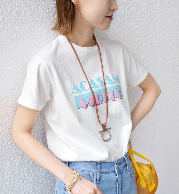 SHIPS for women「ACASAM:クルーネック TEE」|Tシャツ・カットソー|