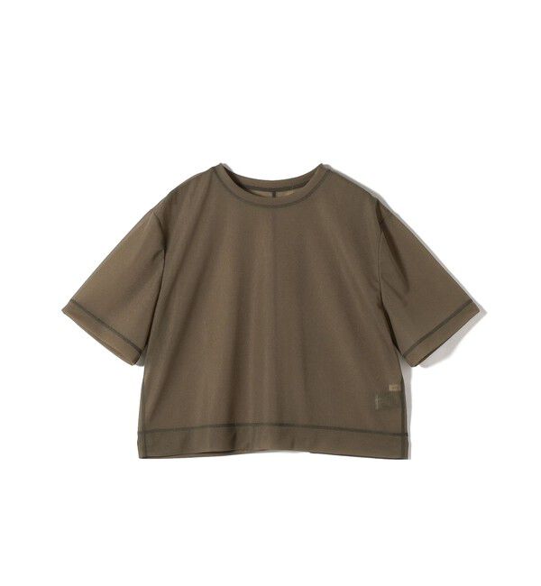 SHIPS for women「〈手洗い可能〉シアー トリコット ショート スリーブ プルオーバー」|Tシャツ・カットソー|