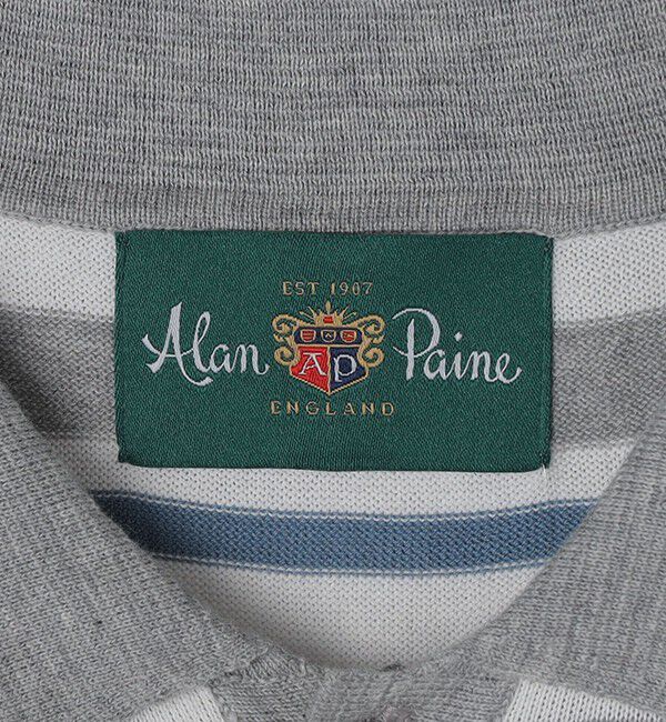 SHIPS「ALANPANE: 16ゲージ マルチボーダー コットン ニット ポロシャツ」|ニット・セーター|