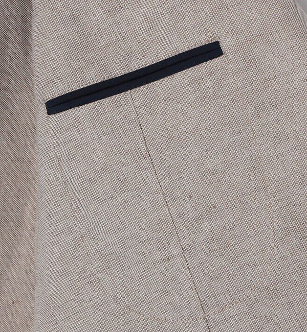 SHIPS「BREUER: リネン コットン オックスフォード ジャケット」|テーラードジャケット|