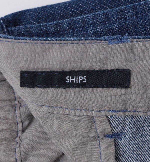 SHIPS「【WEB限定】SHIPS: ライト セルビッチ デニム イージー スラックス」|デニム|