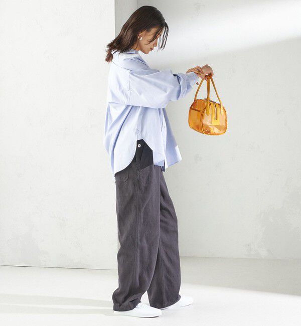 SHIPS for women「《予約》〈手洗い可能〉麻 コットン オールインワン」|オールインワン|