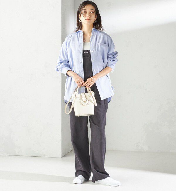 SHIPS for women「《予約》〈手洗い可能〉麻 コットン オールインワン」|オールインワン|