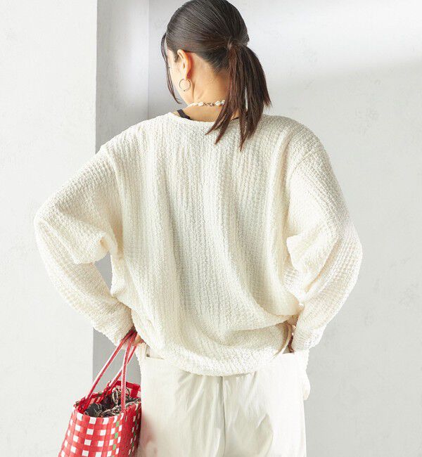 SHIPS for women「maroba:〈手洗い可能〉2WAY ラッシュ カーディガン」|その他|