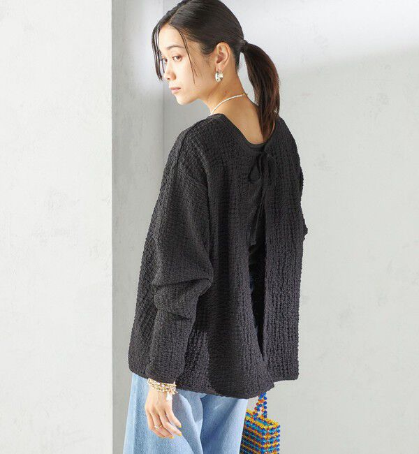 SHIPS for women「maroba:〈手洗い可能〉2WAY ラッシュ カーディガン」|その他|