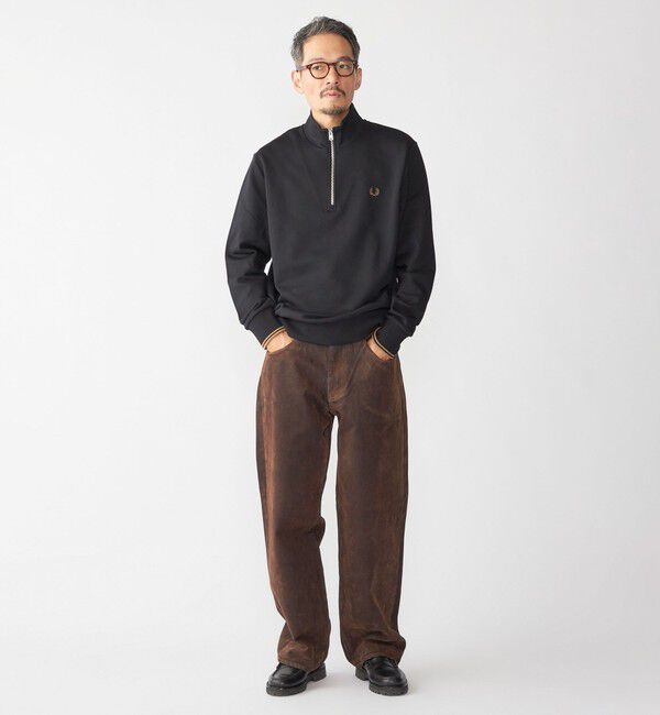 SHIPS「SHIPS: フロッキー ワイド デニム パンツ」|デニム|