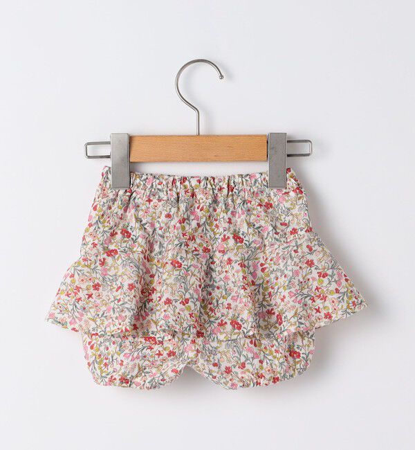 SHIPS KIDS「SHIPS KIDS:70～80cm / フラワー 長袖 セット ロンパース」|ロンパース|