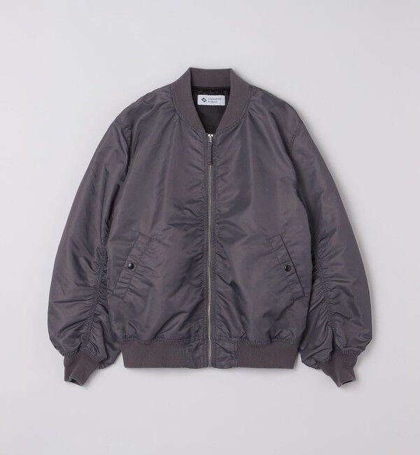 SHIPS「City Ambient Products: MA-1」|ブルゾン・スタジャン|ダークグレー