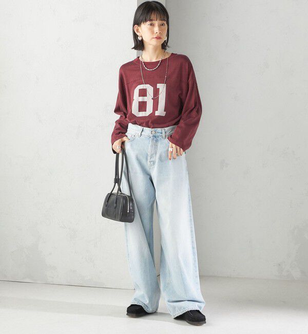 SHIPS for women「【SHIPS別注】81BRANCA:ナンバリング TEE」|Tシャツ・カットソー|