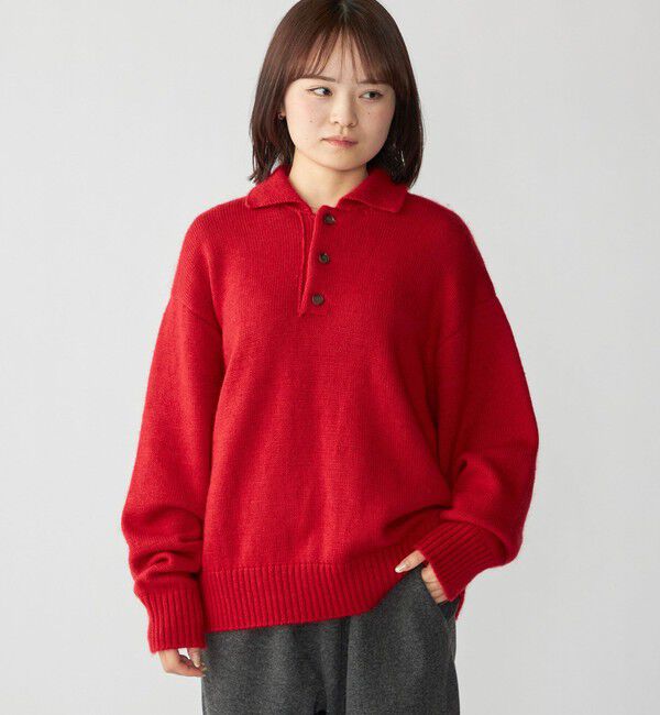 SHIPS「【City Ambient Products別注】tone: POLO SWEATER」|ニット・セーター|
