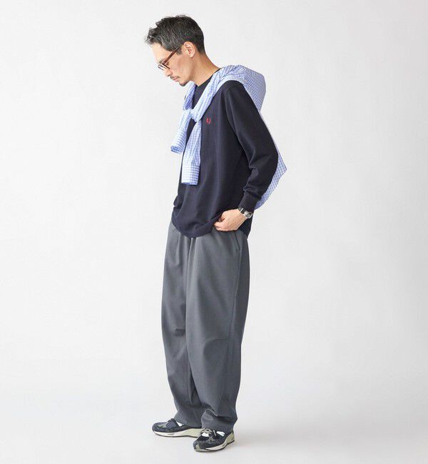 SHIPS「【SHIPS別注】FRED PERRY: ピケ ロングスリーブ T シャツ」|Tシャツ・カットソー|