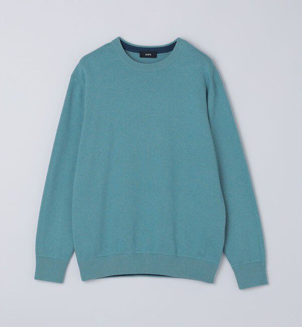 SHIPS「SHIPS:〈洗濯機可能〉 コットン カシミヤ ソリッド クルーネック ニット」|ニット・セーター|