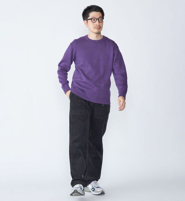 SHIPS「SHIPS:〈洗濯機可能〉 コットン カシミヤ ソリッド クルーネック ニット」|ニット・セーター|