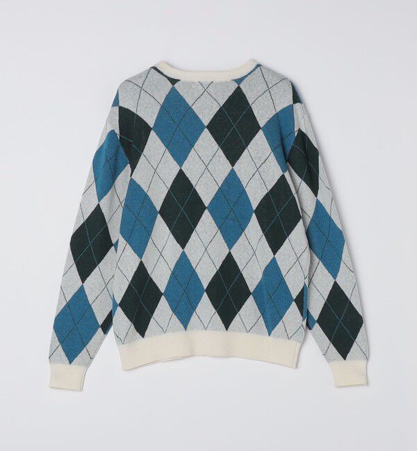 SHIPS「SHIPS: 12ゲージ アーガイル クルーネック ニット」|ニット・セーター|