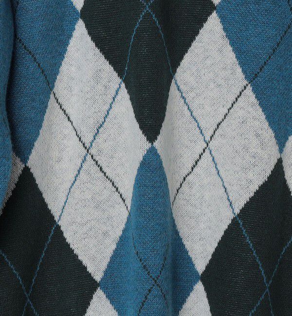 SHIPS「SHIPS: 12ゲージ アーガイル クルーネック ニット」|ニット・セーター|