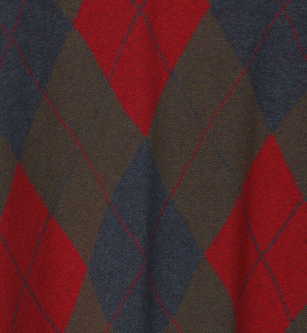 SHIPS「SHIPS: 12ゲージ アーガイル クルーネック ニット」|ニット・セーター|