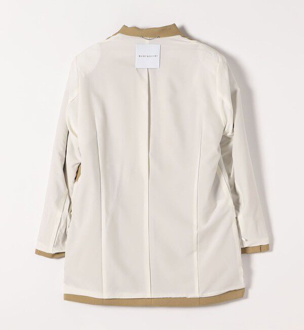 quaranciel「quaranciel:〈洗濯機可能〉ダブルクロス ベルト デザイン 3way テーラード ジャケット」|テーラードジャケット|