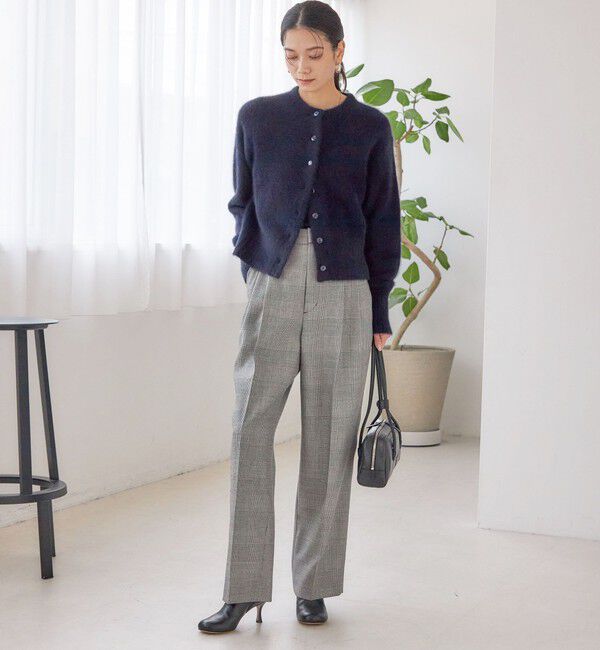 SHIPS for women「〈手洗い可能〉ウォッシャブル ウール タック パンツ」|その他|