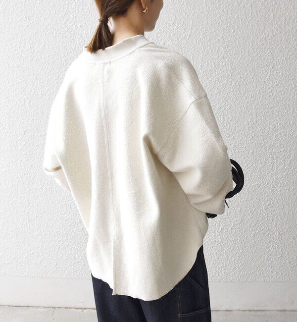 SHIPS any「SHIPS any:〈洗濯機可能〉フリース ライク ハーフジップ ポケット プルオーバー」|Tシャツ・カットソー|