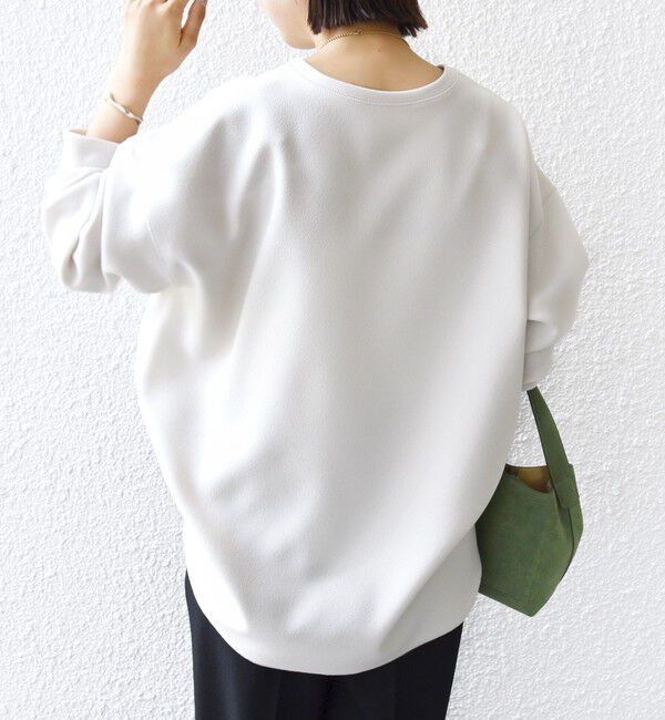 SHIPS for women「〈手洗い可能〉ガゼット デザイン ジョーゼット カットソー」|Tシャツ・カットソー|