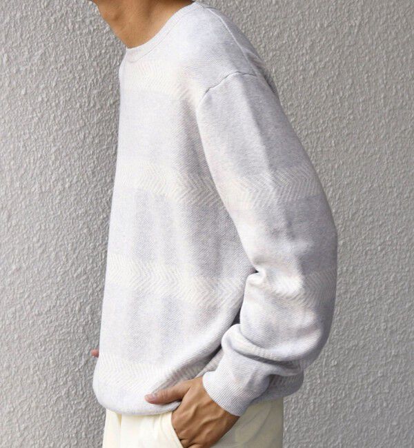 SHIPS any「SHIPS any:〈手洗い可能〉コットン カシミヤ スウェットライク ニット 25AW◇」|ニット・セーター|