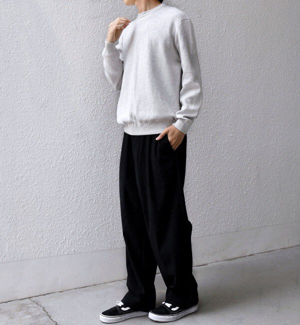 SHIPS any「SHIPS any:〈手洗い可能〉コットン カシミヤ スウェットライク ニット 25AW◇」|ニット・セーター|