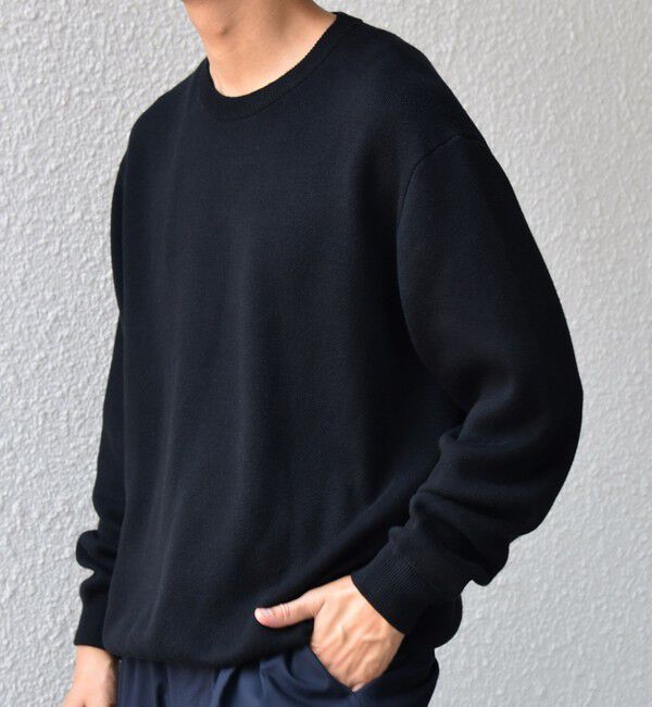 SHIPS any「SHIPS any:〈手洗い可能〉コットン カシミヤ スウェットライク ニット 25AW◇」|ニット・セーター|