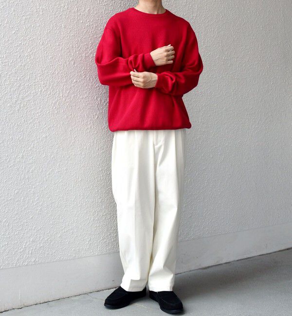 SHIPS any「SHIPS any:〈手洗い可能〉コットン カシミヤ スウェットライク ニット 25AW◇」|ニット・セーター|