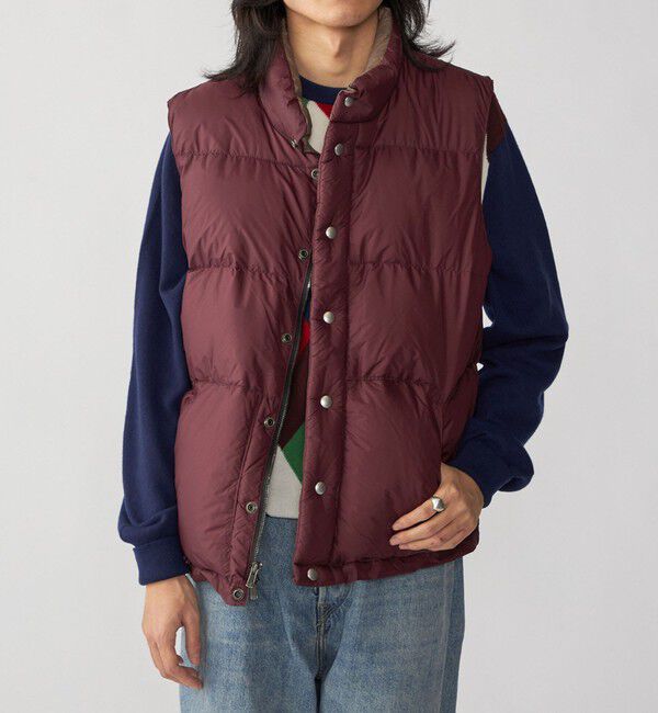 SHIPS「【SHIPS別注】CRESCENT DOWN WORKS: イタリアン ベスト」|ダウンベスト・ベスト|ワイン
