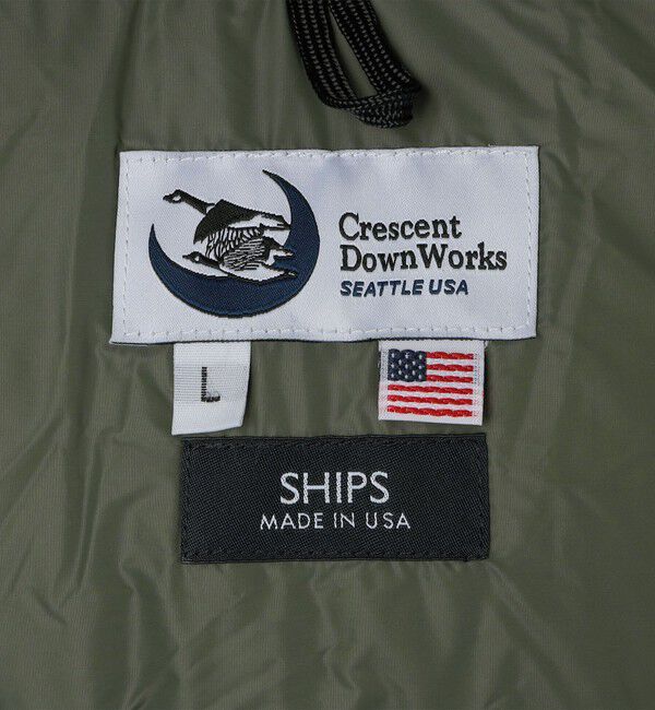 SHIPS「【SHIPS別注】CRESCENT DOWN WORKS: イタリアン ベスト」|ダウンベスト・ベスト|