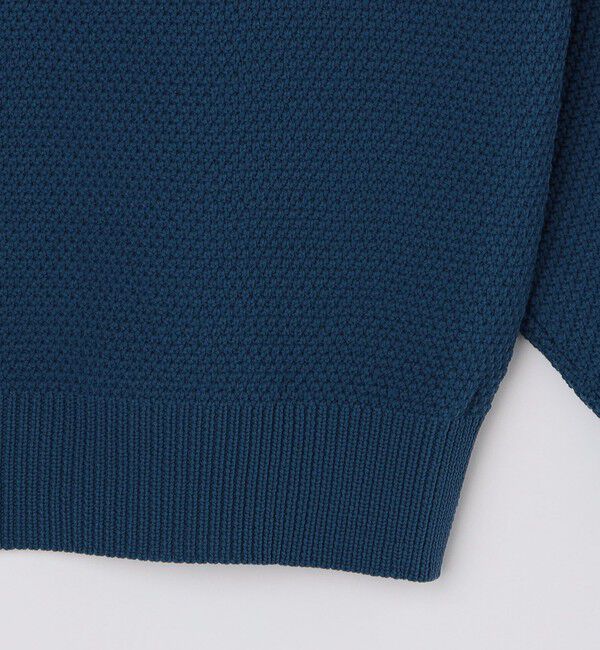 SHIPS「City Ambient Products:〈手洗い可能〉ポリエステル メッシュ ニット ポロ ロングスリーブ」|ニット・セーター|