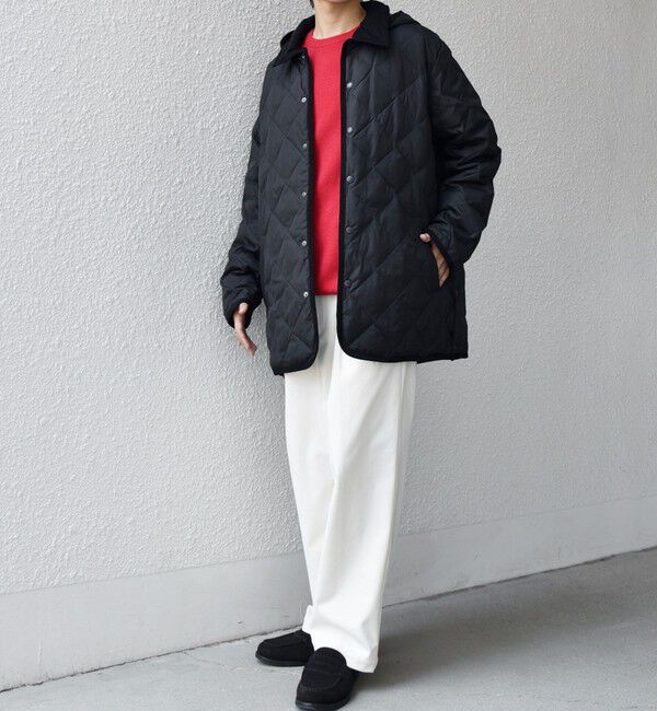 SHIPS any「【SHIPS any別注】TAION:〈手洗い可能〉ダイヤキルト ダウン ハーフコート 25AW◇」|ダウン|