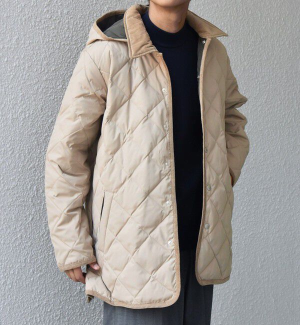 SHIPS any「【SHIPS any別注】TAION:〈手洗い可能〉ダイヤキルト ダウン ハーフコート 25AW◇」|ダウン|