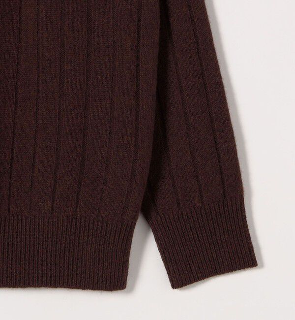 SHIPS any「SHIPS any:〈手洗い可能〉ヤク ワイドリブ Vネック ニット カーディガン」|カーディガン|