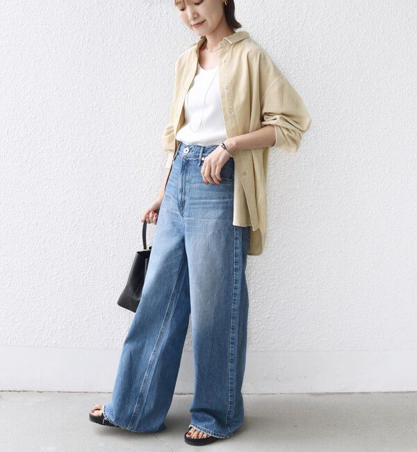 SHIPS for women「【WEB限定】〈洗濯機可能〉コーデュロイ ギャザー シャツ 羽織」|シャツ・ブラウス|