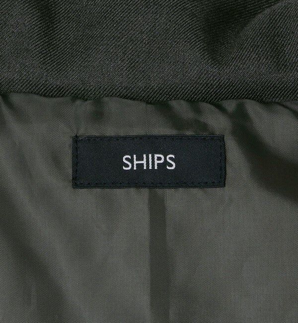 SHIPS「【WEB限定】SHIPS: 中綿 ウールブレンド パデッド フード ジャケット」|その他|