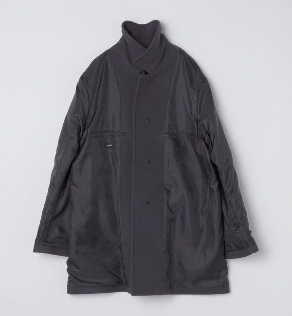 SHIPS「SHIPS: S140 ウールシルク ステンカラー コート」|ステンカラーコート|