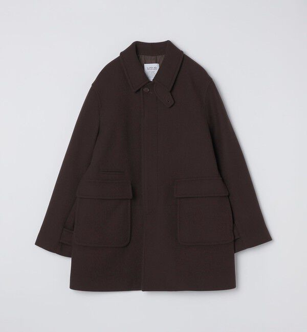 SHIPS「SHIPS: S140 ウールシルク ステンカラー コート」|ステンカラーコート|