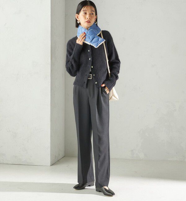 SHIPS for women「【SHIPS別注】TAION:〈手洗い可能〉細幅 リバー ダウン マフラー」|マフラー|