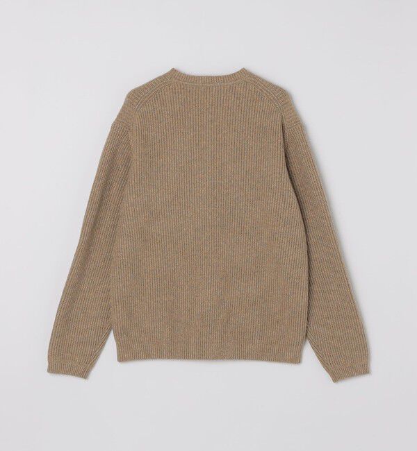 SHIPS「SHIPS: 〈手洗い可能〉7ゲージ ブラッシュド クルーネック プルオーバー」|ニット・セーター|
